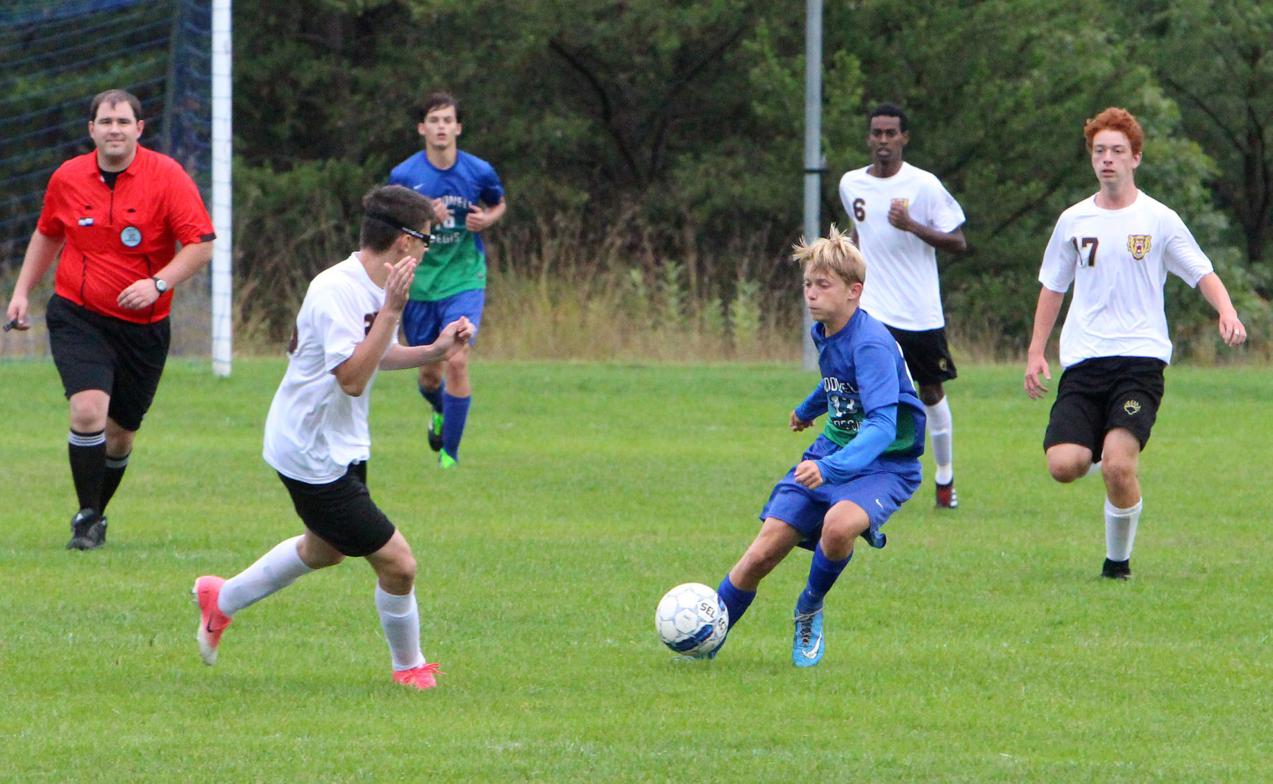 Barron at McDonell/Regis boys soccer 8-28-18